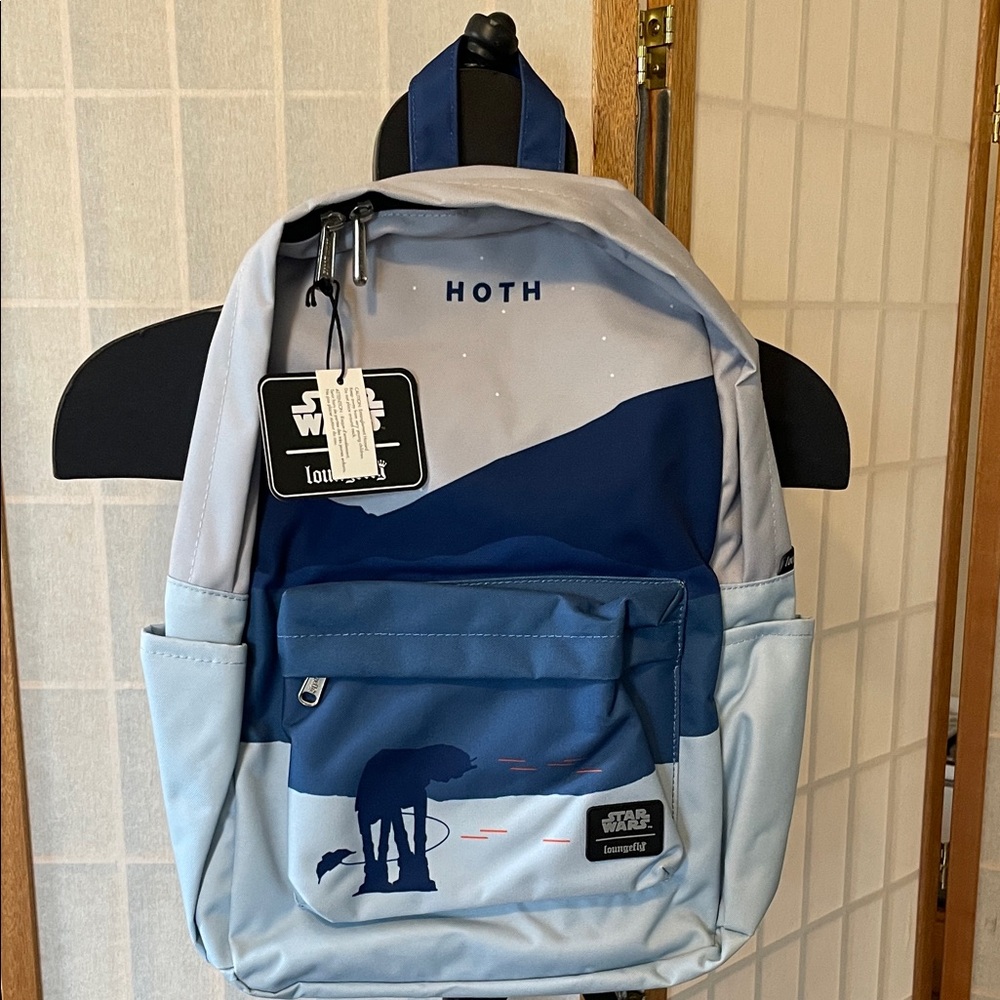 Loungefly Star Wars Hoth Backpack 17 inch- Light Blue and Navy